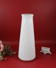 Winterling Marktleuthen Bavaria - Vase weiß H. 24,5 cm. Relief