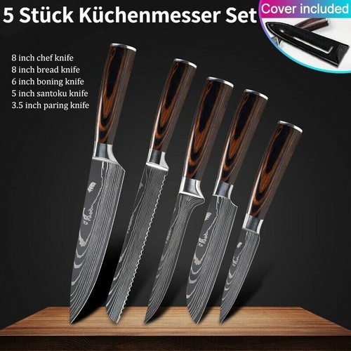 Stück küchenmesser set - 5,