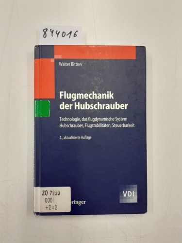 Flugmechanik der hubschrauber - der,