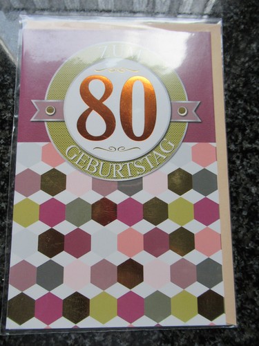 Geburtstagskarte - , 80