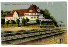 Ak Eilenburg Gesellschaftshaus Wilhelmshöhe Eisenbahn Trasse 1921