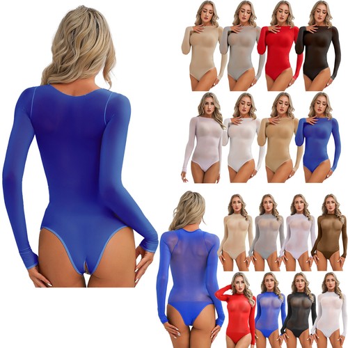 Damen transparent bodysuit - damen,