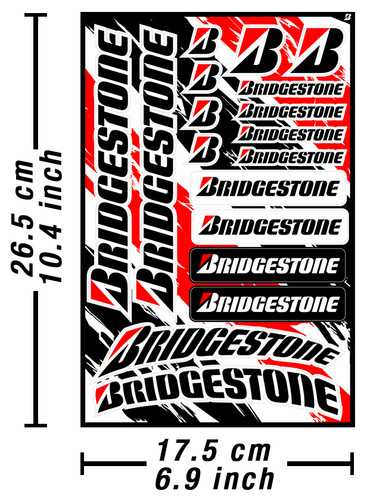 Bridgestone reifen aufkleber - bridgestone,