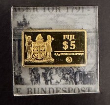 5 Dollar Fiji 0,5 g Goldbarren