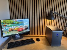 Mini ITX Gaming PC Intel I7 6700 16GB RAM SSD nVidia Grafikkarte WLan Windows 11