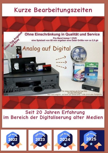 Kassetten überspielen 7 x - Überspielen,