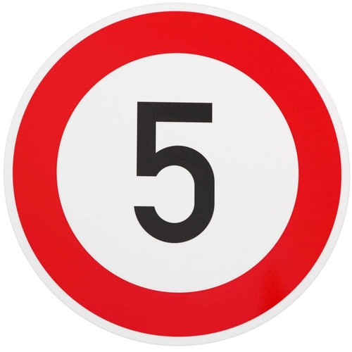 Verkehrsschild h schild - 5, km/h