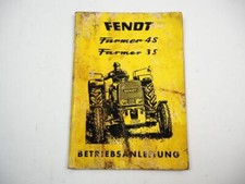 Fendt Farmer 3S 4S Betriebsanleitung Bedienungsanleitung 1968