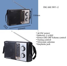 Weltempfänger Radio FM- AM