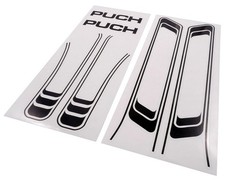 Aufkleber Dekor Satz passend für Puch Maxi schwarz