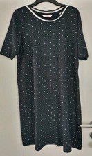 TCHIBO BODY ESSENTIALS Damen-Nachthemd Schlafshirt Gr. 40/42 Schwarz/Weiß Neu !