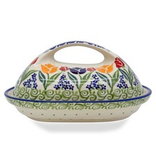 Butterdose oval mit großem