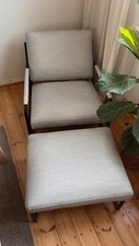Moderner stuhl mit passendem - mit,