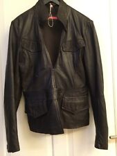 ausgefallene, megaweiche italienische Lederjacke / Damen / NEU / espressofarben 