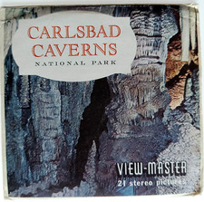 3x VIEW-MASTER 3D REEL ⭐ CARLSBAD CAVERNS ⭐ National Park, Stereo Bildscheiben