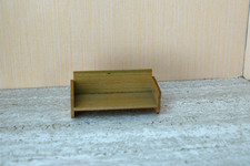 Sofa Bank Holzbank für Puppenhaus Puppenstube DDR Vero alt