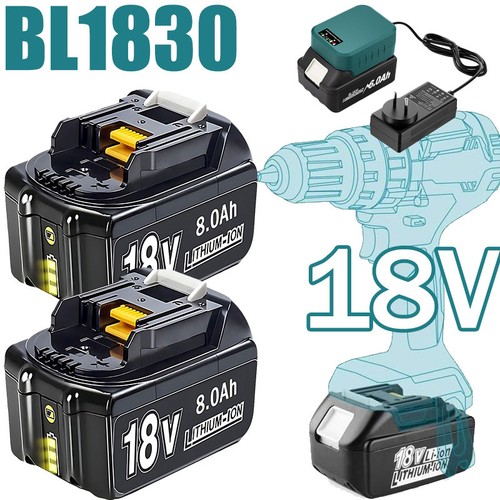 Für makita akku 18v - für, 6000mah