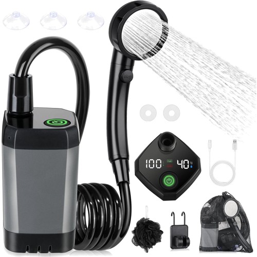 Campingdusche tragbare 6000mah - campingdusche,