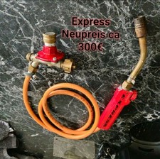 Express "Gaslötbrenner-Set mit Druckminderer und Gasschlauch Baustelle Dachdecke