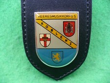 Brustanhänger Verbandsabzeichen Bundeswehr Heeresmusikkorps 5 Koblenz