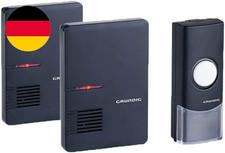 Grundig Funk-Turglocke - Funk-Türklingel-Set -1 Sender, 2 Empfänger - 2 Klingeln