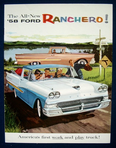 Prospekt brochure 1958 ford - 1958,