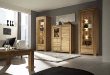 Wohnwand Wildeiche massiv