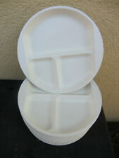 6 DDR Teller,Portionsteller,Plastikteller,VEB Plastunion Triptis,Pneumant