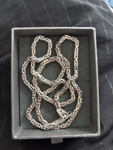 925 silber halskette 37g - silber,