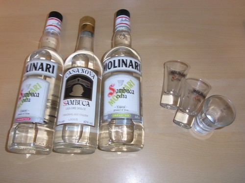 Sambuca 3 flaschen - sambuca,