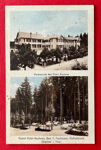 Oberhof thüringen 1912 - ak, in