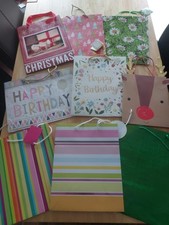 Geschenkpapier 9 Geschenktüten