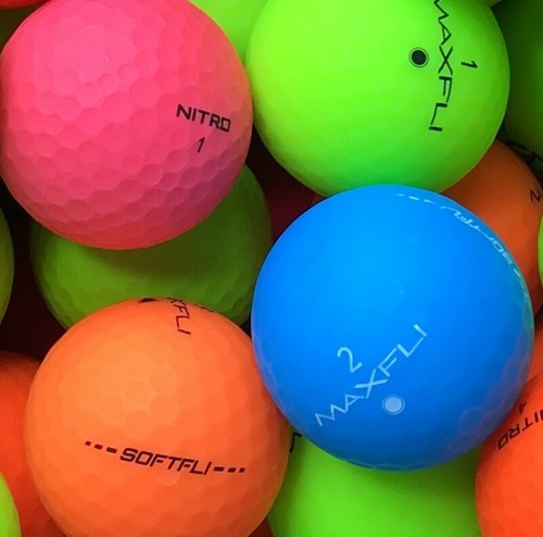 Golfbälle mix matt - golfbälle,