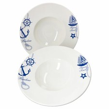 Bonna Navy 2er Set Pastateller