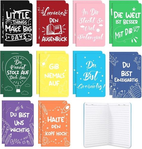 Mini notizbuch liniert mit - mini-notizbuch,