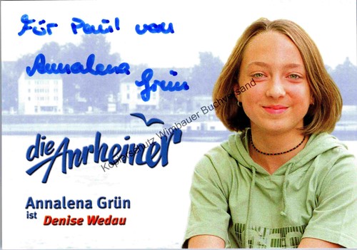 Original autogramm annalena - original,