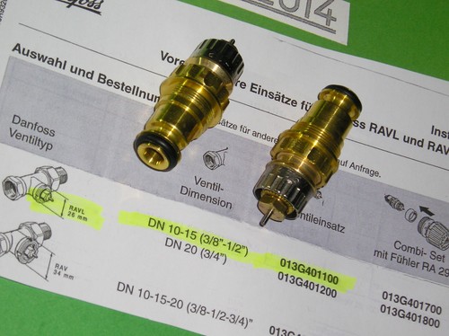 Danfoss ventileinsatz - 1,