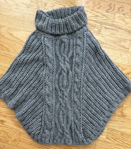 Damen poncho strickcape - damen,