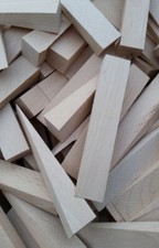 10 Hartholzkeile 130x30x18mm