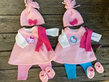 Kleid + Schuhe + Schal für