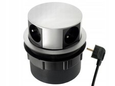 Einbausteckdose Tisch Möbel Küche Unterbau Steckdosenleiste Versenkbare