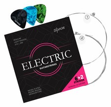 Saiten E-Gitarre Gitarrensaiten elektrische Gitarre vernickelt Satz Halbakustik