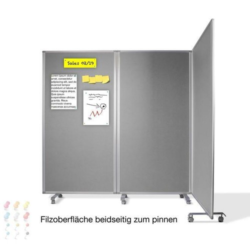 Filz stellwand teilig - filz,