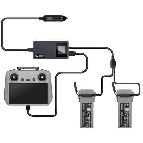 Digital display car charger - digital,