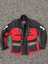 MOTORRAD JACKE IXS DAMEN  (Größe 164)  rot/grau/schwarz - gut erhalten 