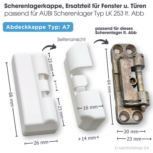 Scherenlagerkappe abdeckkappen - scherenlagerkappe,