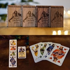 Skat Fantasie Spielkarte