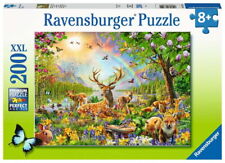 200 Teile Ravensburger Kinder Puzzle XXL Anmutige Hirschfamilie 13352