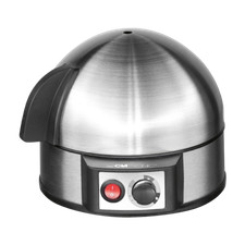Eierkocher Edelstahl 400 Watt Härtegradeinstellung Clatronic EK 3321 inox
