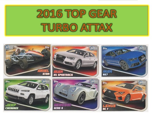 Topps top gear turbo - turbo, attax